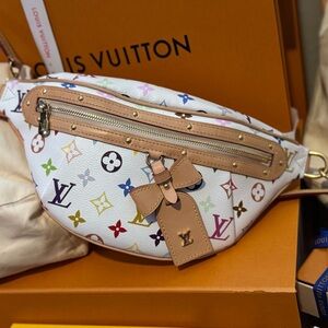 Louis Vuitton White Multicolor Crossbody Bag
